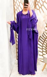 Ensemble robe Lydia violet