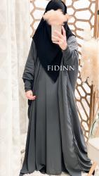 Hijab mini cape pur jet black
