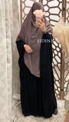 Hijab mini cape violacé