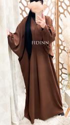 Abaya Emina marron