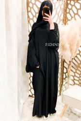 Abaya Farah noir