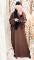 Abaya Doha marron