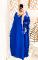 Abaya Emina bleu roi