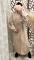 Robe Adriya à capuche beige