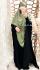 Hijab mini cape crêpe olive