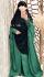 Hijab maxi cape qualité supérieur pur jet black